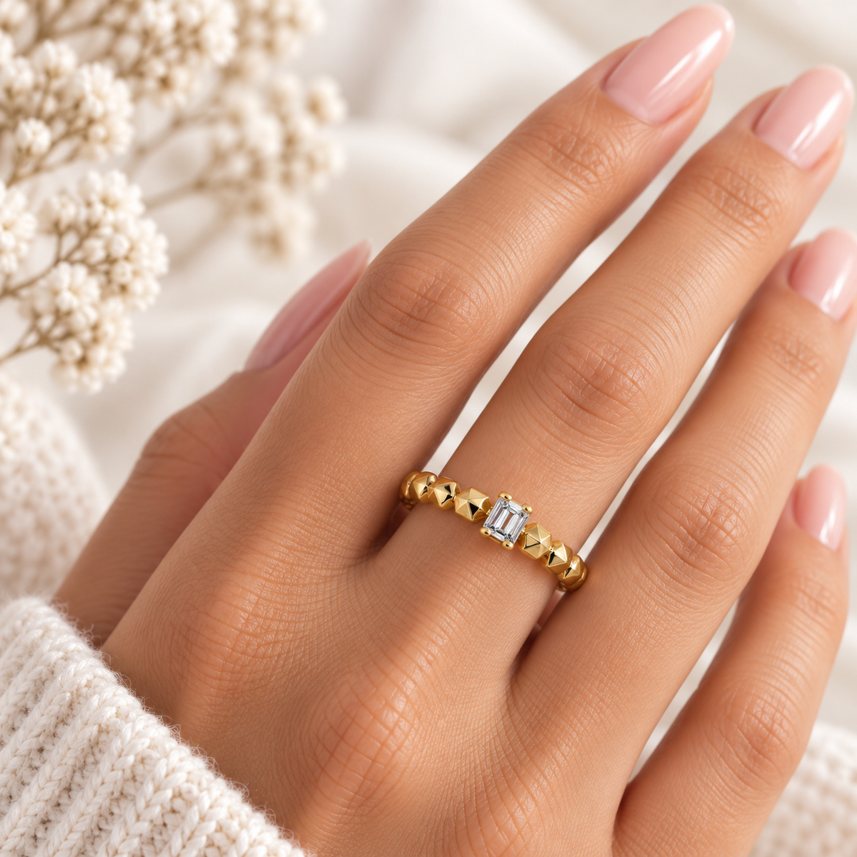 Facet Glow Ring