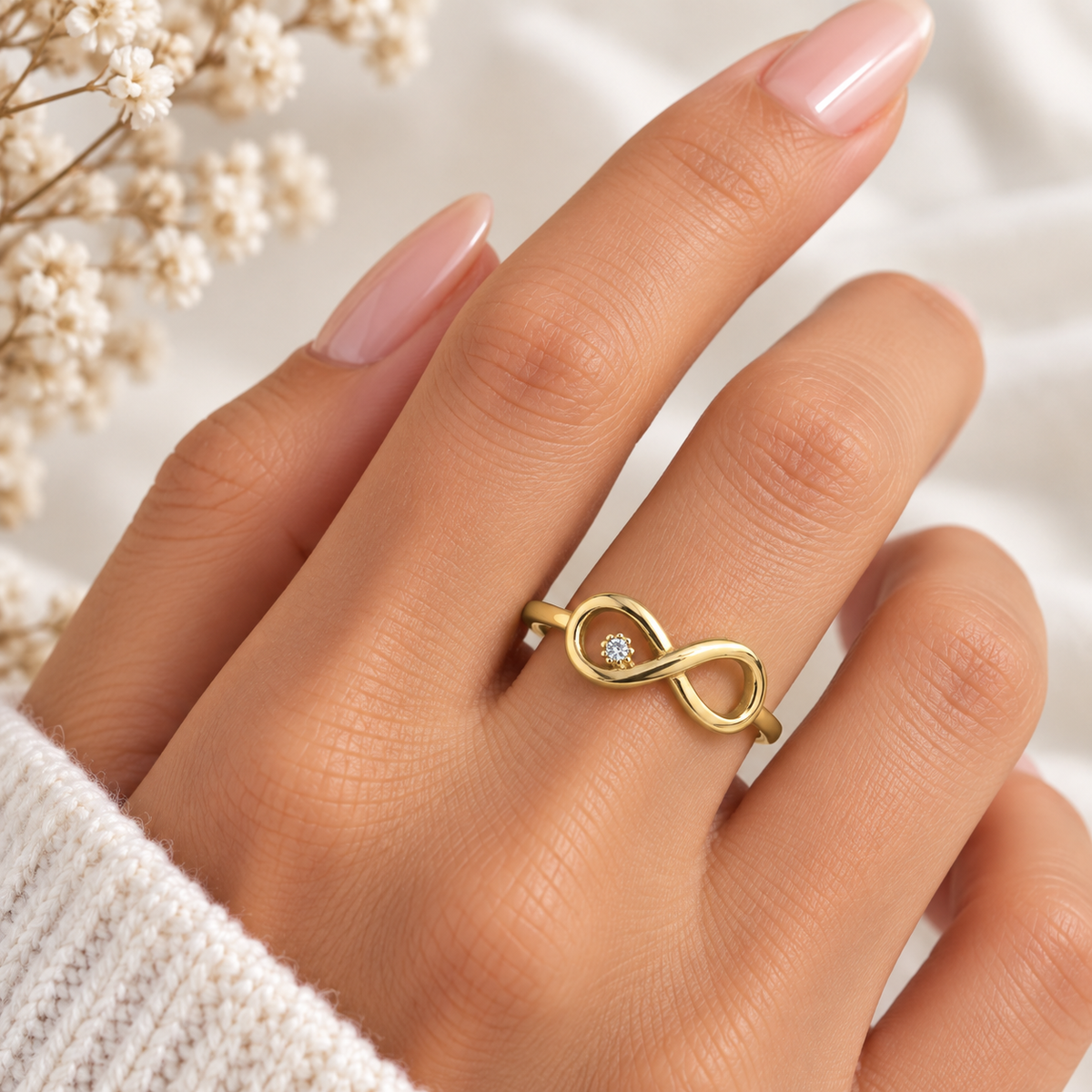 Infinity Whisper Ring
