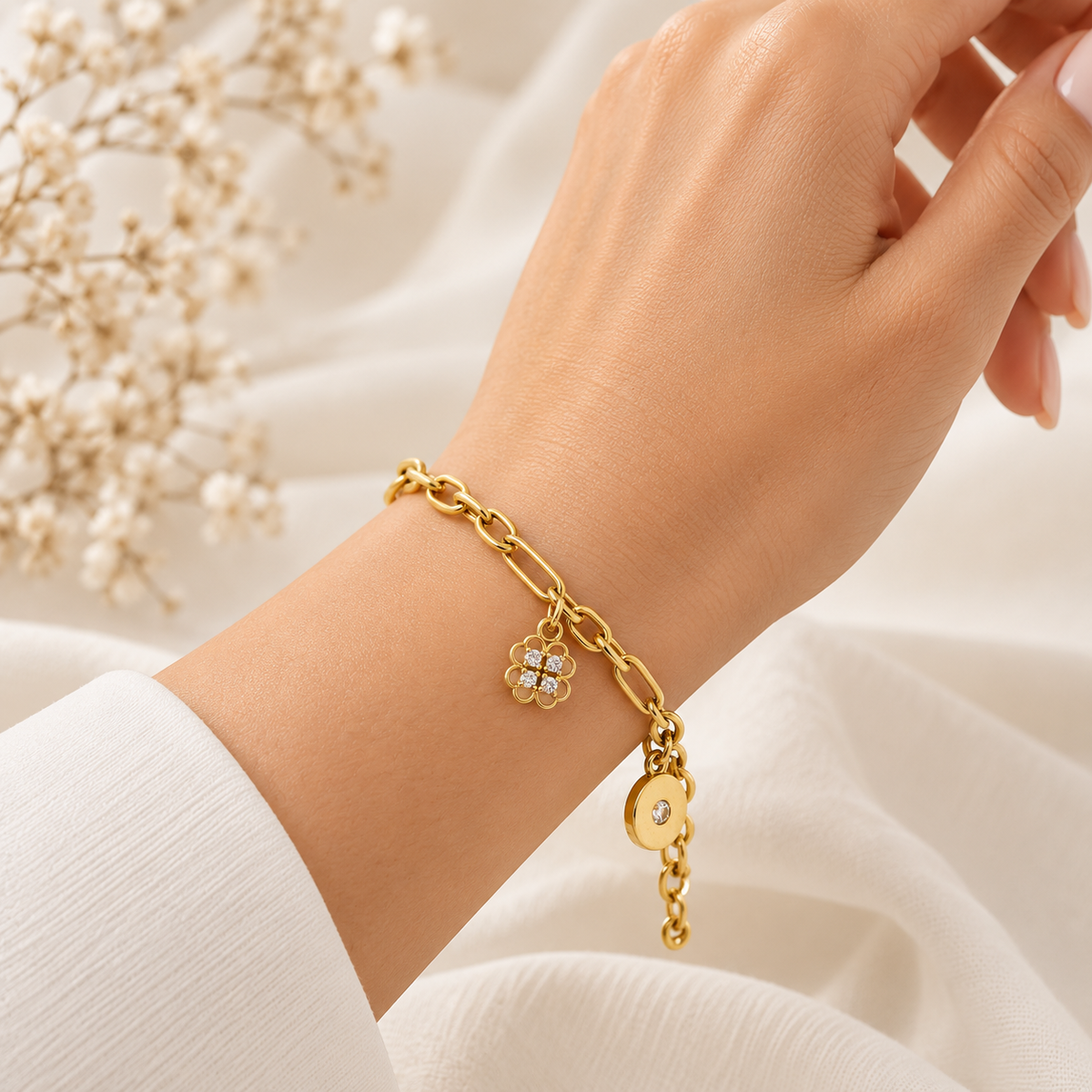 Fleur d'Or Armband