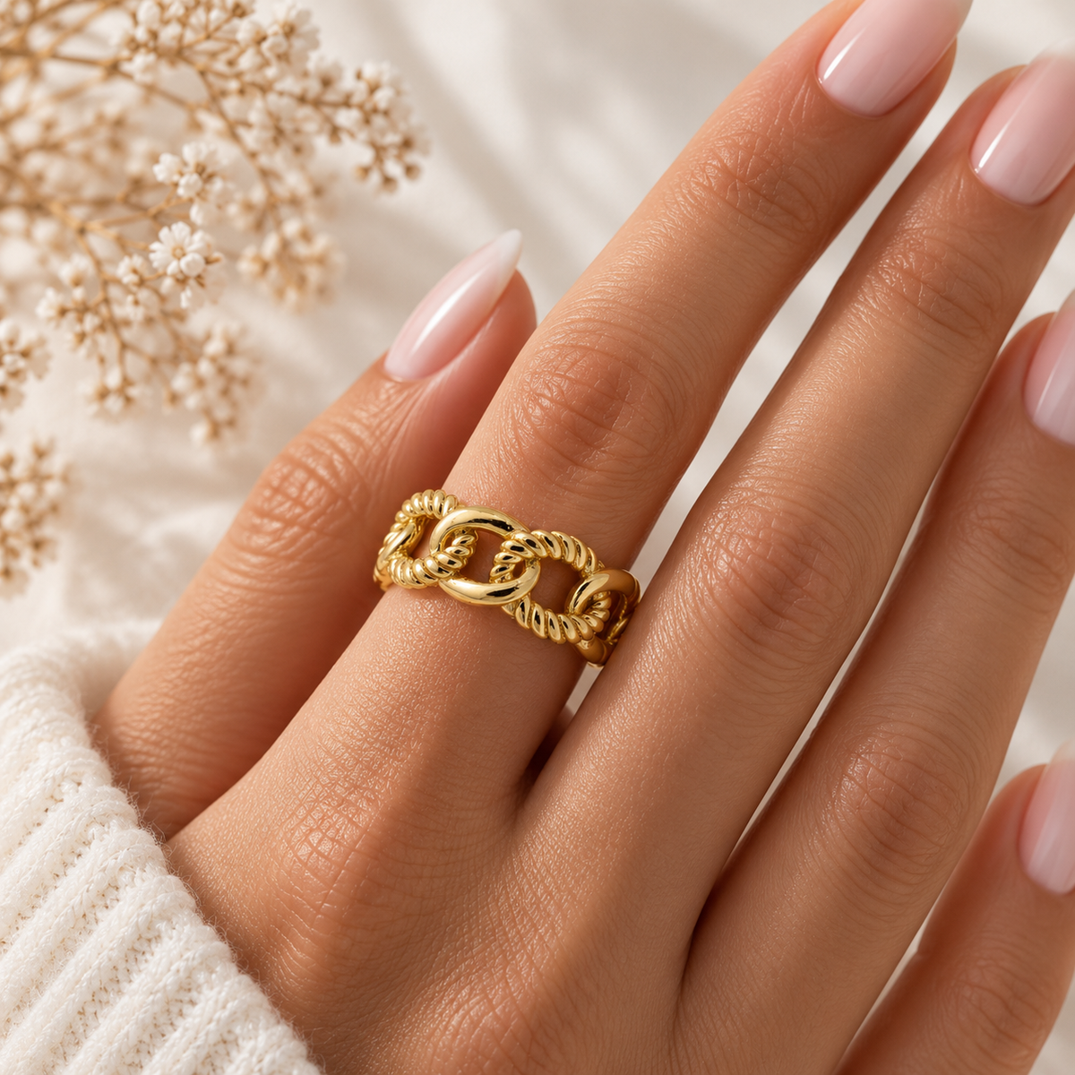 Bold Chain Ring