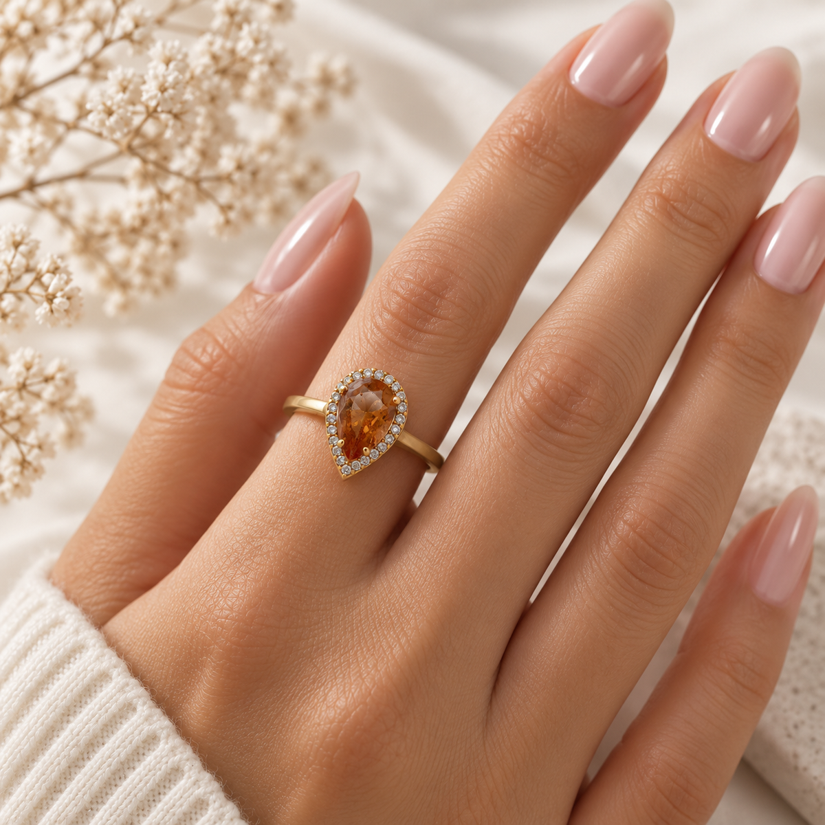 Amber Glow Ring