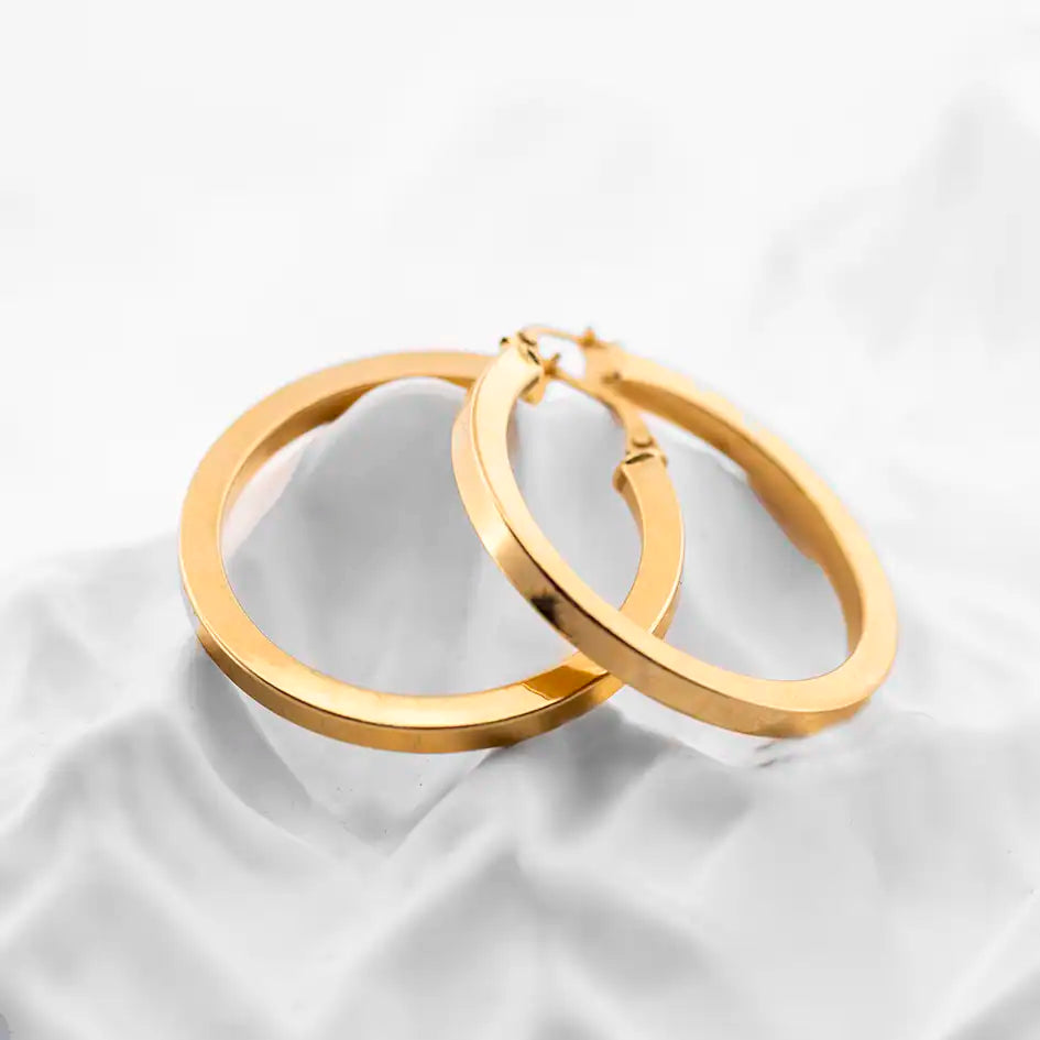 Aurea Loop Creolen Ohrringe