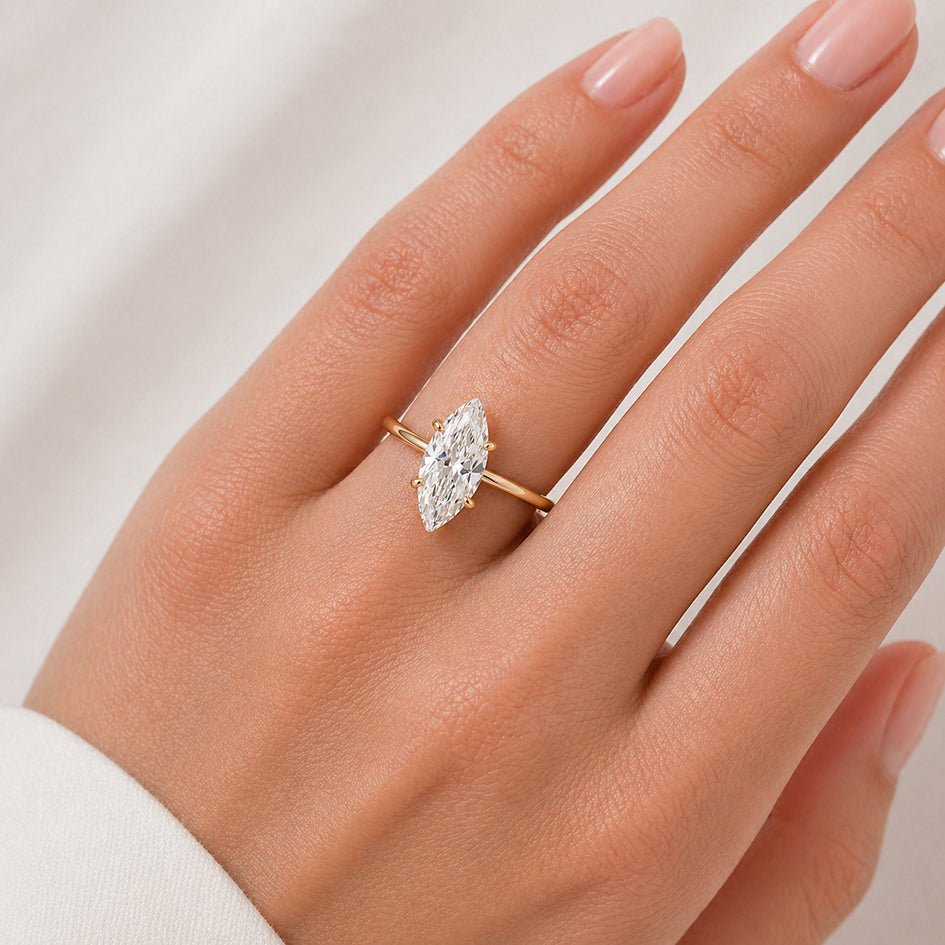 Aurélia Crown Ring (Lab)