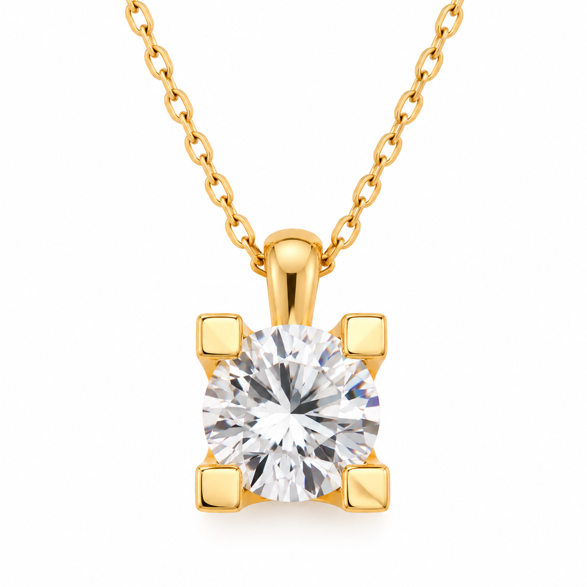 Stella Solitaire Halskette