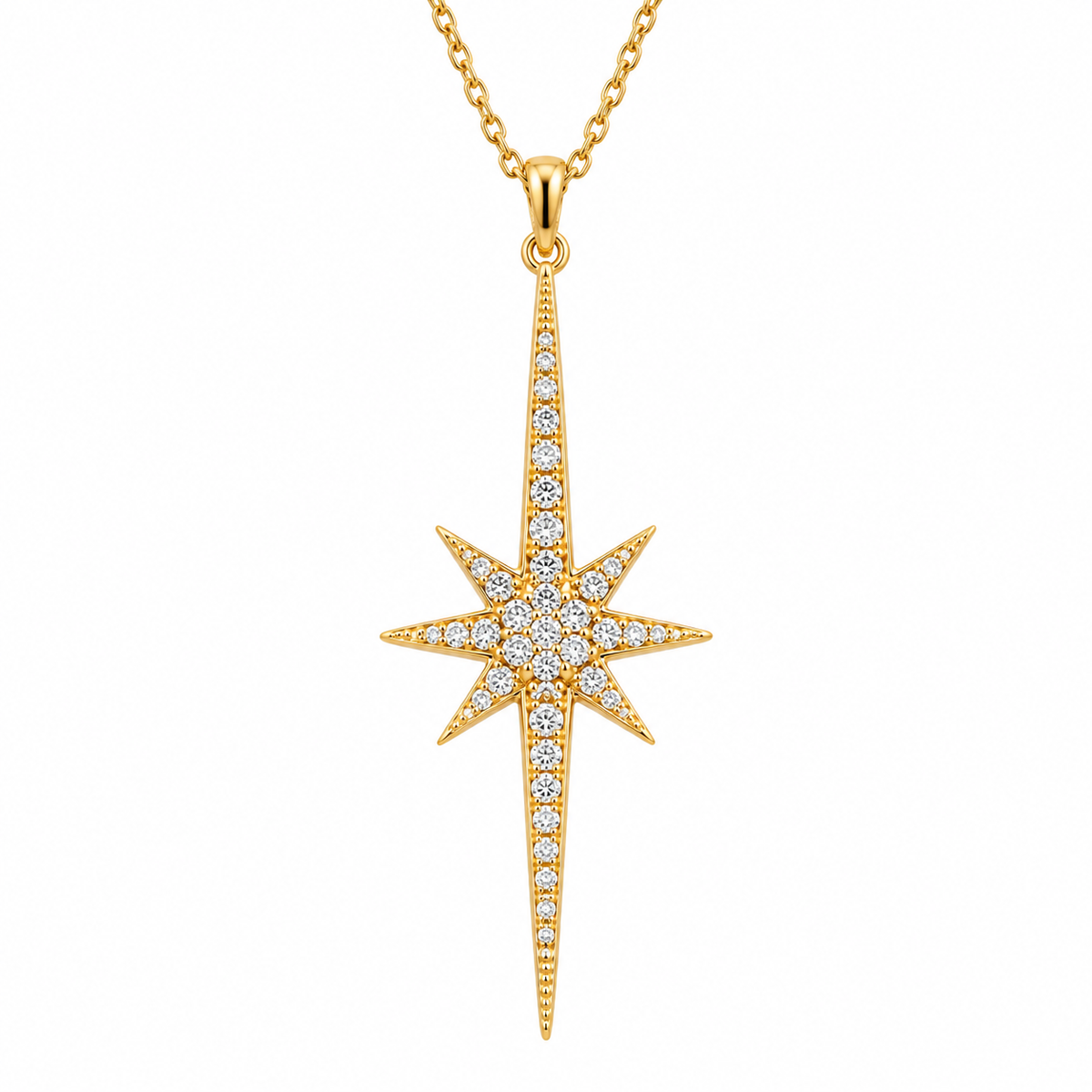 Golden Starlight Halskette