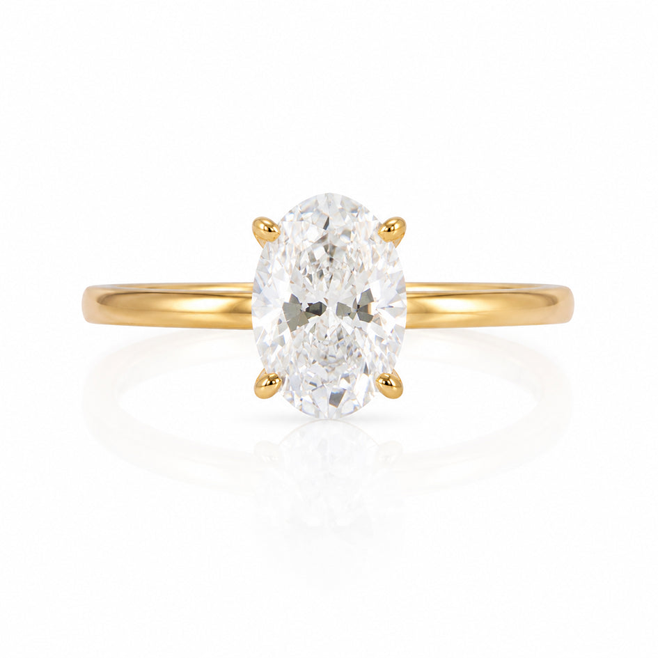 Valencia Solitaire Ring (Lab)
