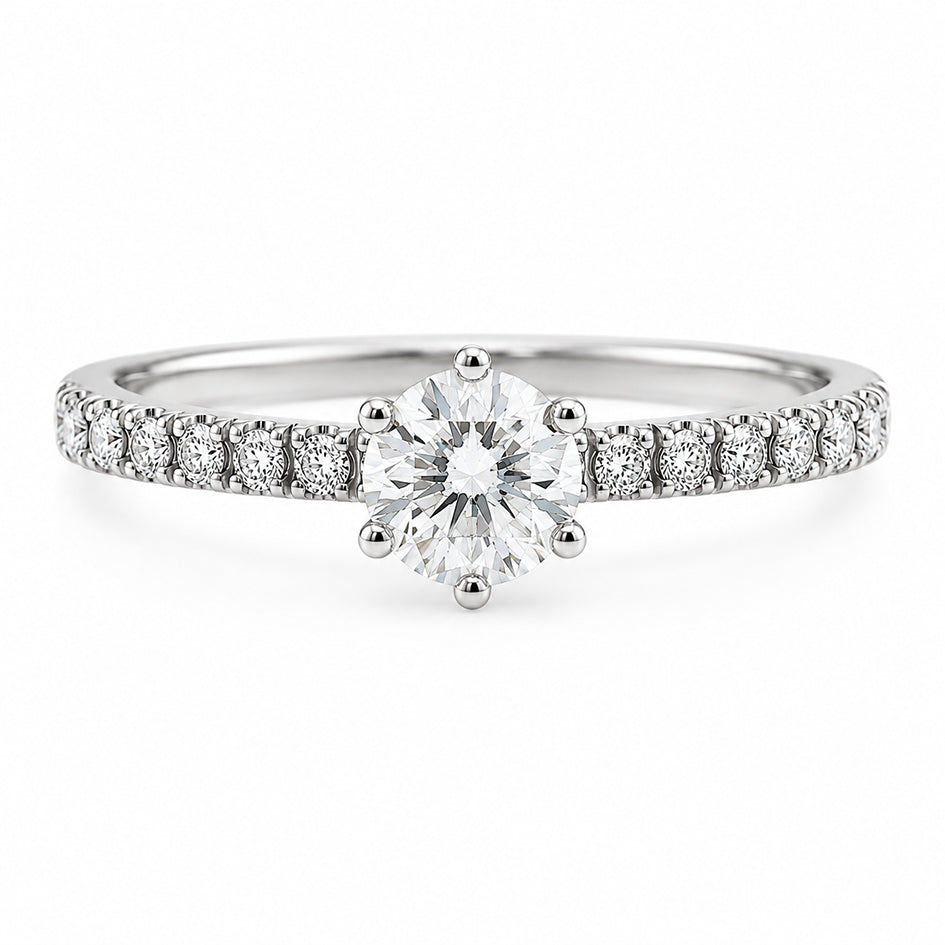 Rosé Diamant Ring