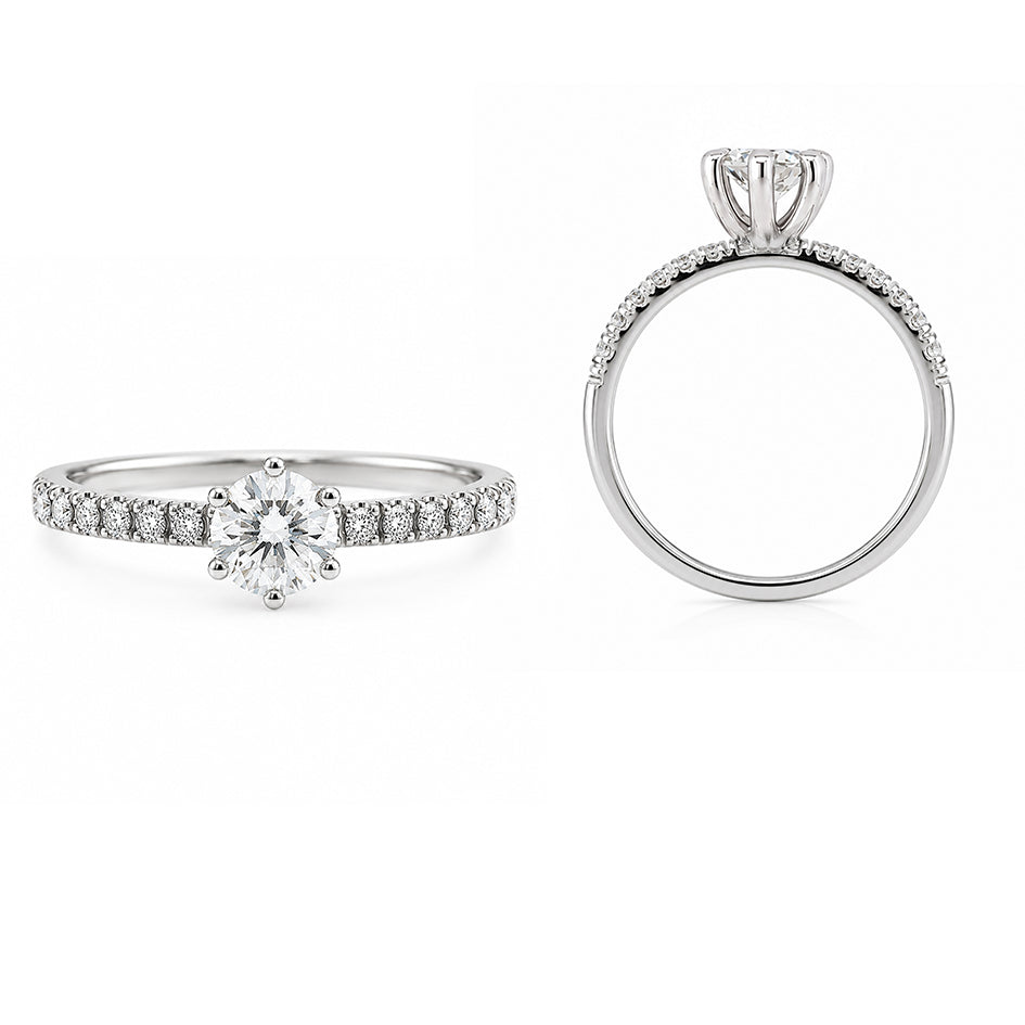 Rosé Diamant Ring