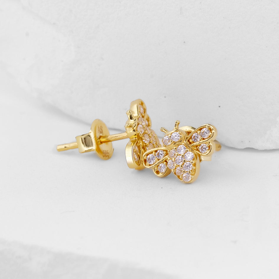 Crystal Bee Ohrring