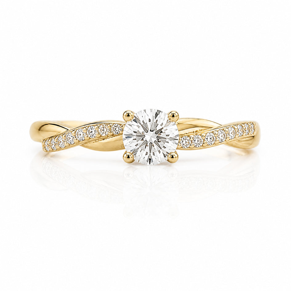 Elanora Twist Ring (Lab)