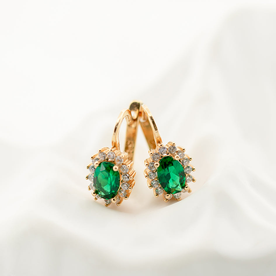 Emerald Crown Ohrringe