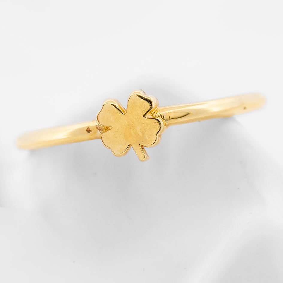 Golden Clover Ring