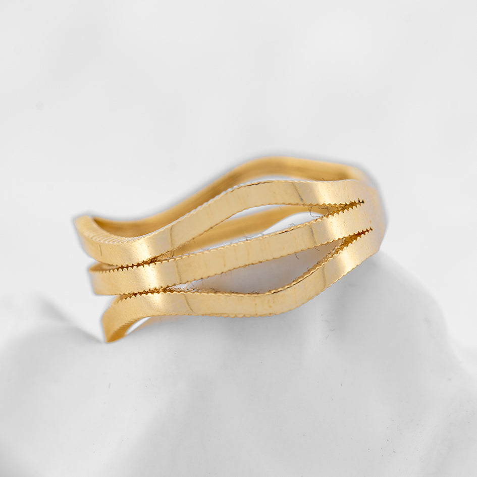 Golden Drift Ring