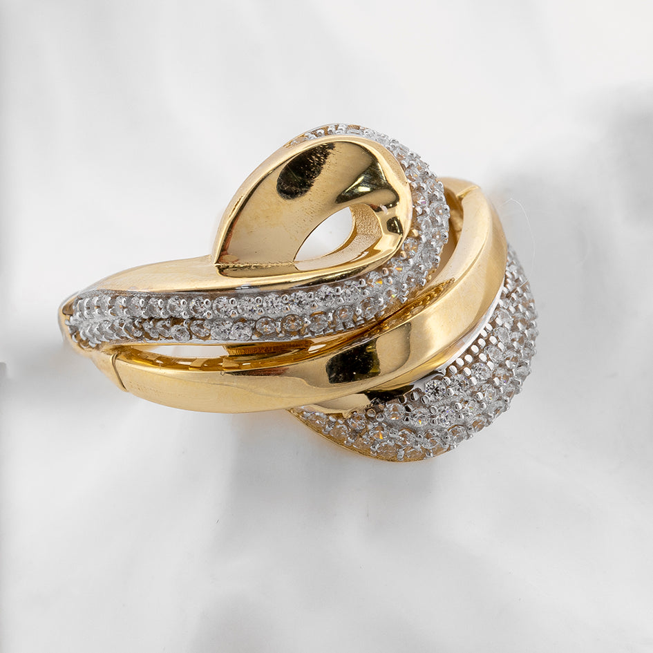 Golden Infinity Ring