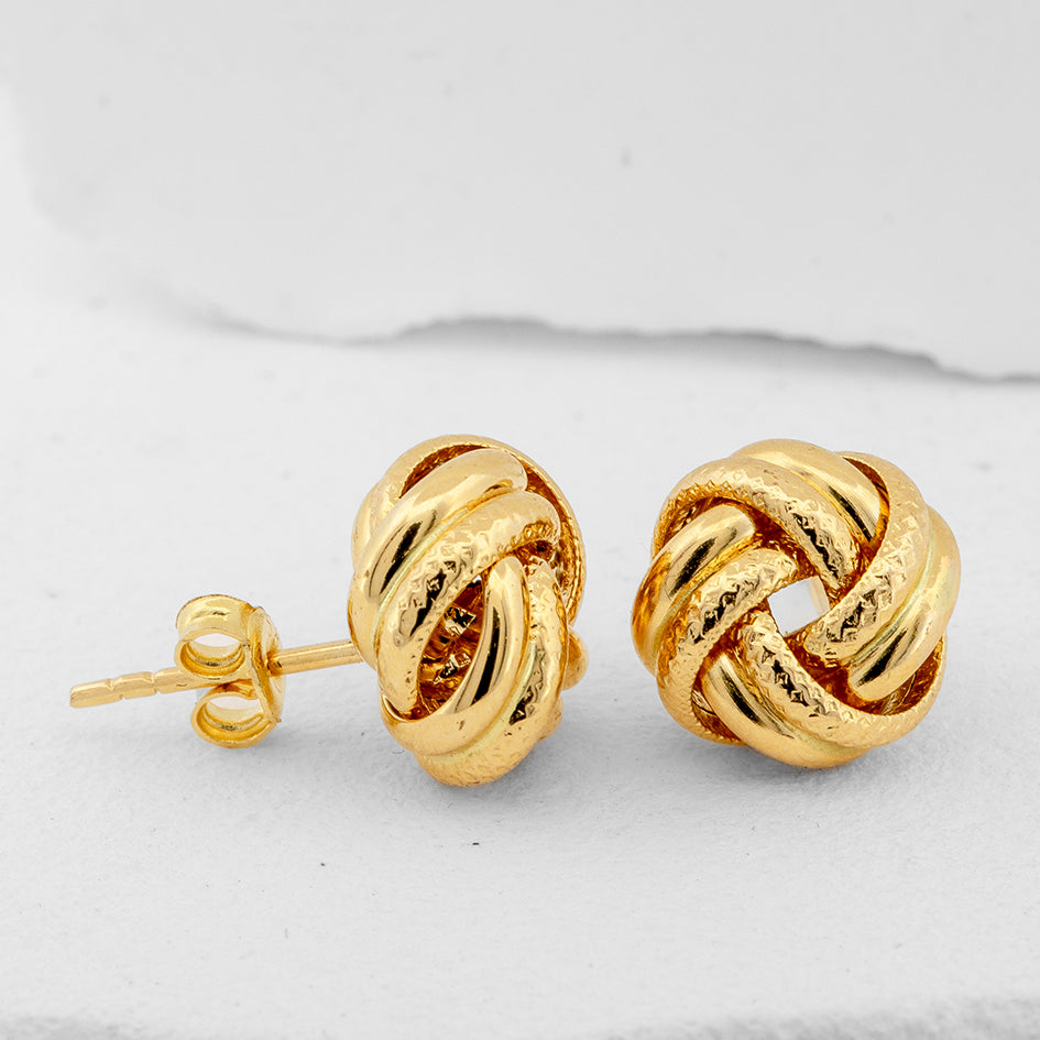 Golden Knot Ohrringe