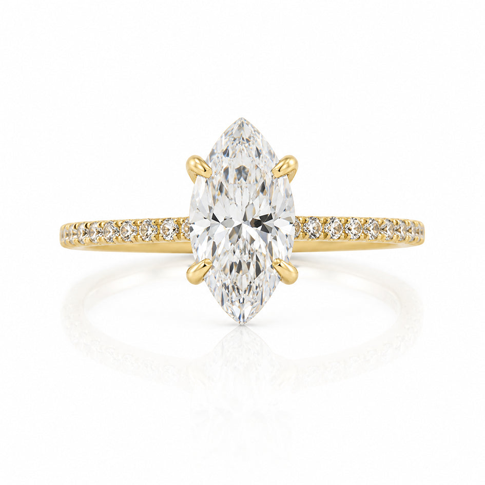 Marquise Éclat Ring (Lab)
