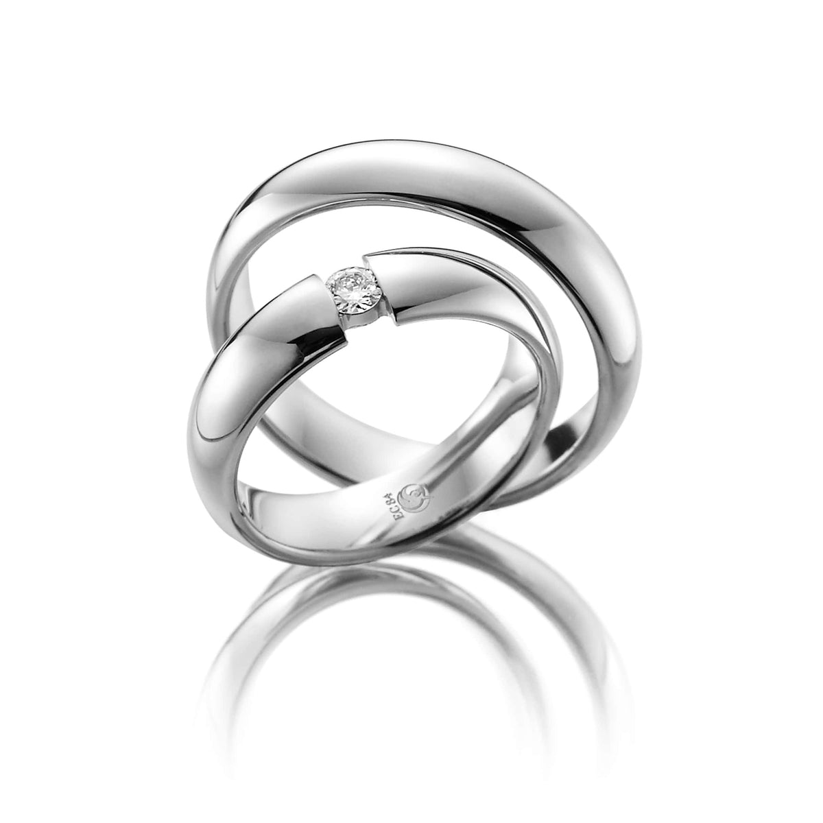 Trauringe Silber 925 SAE-ALM9876