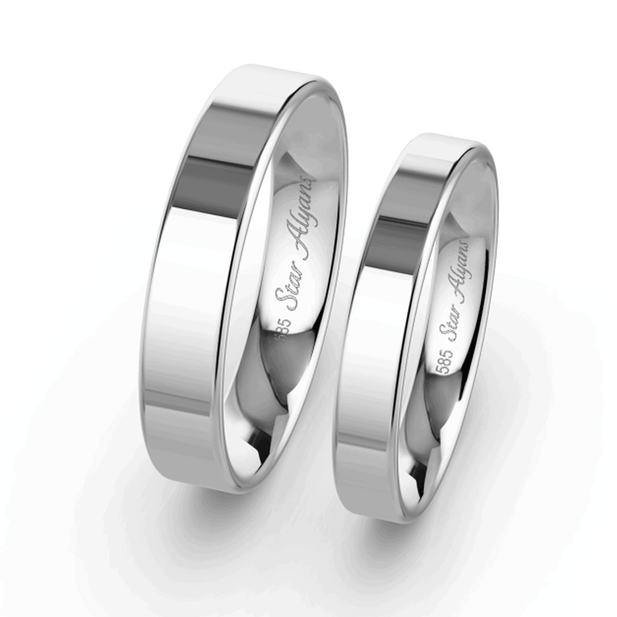 Trauringe Gold 14K. (585) SA 070