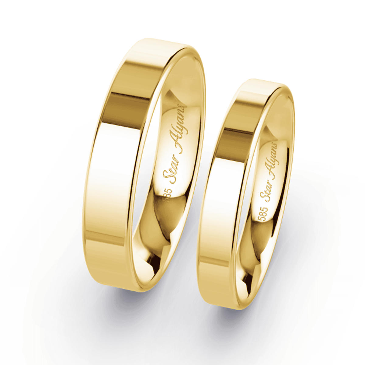 Trauringe Gold 14K. (585) SA 070