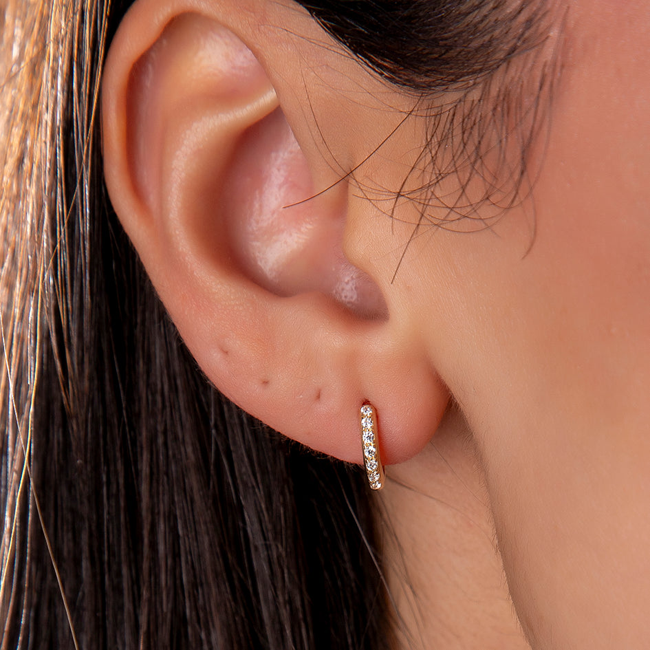 Shimmer Curve Ohrring