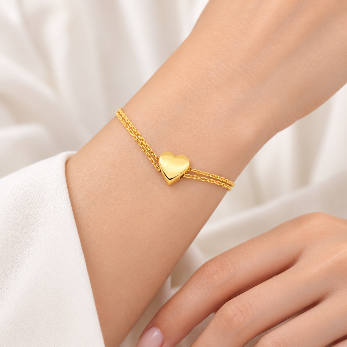 Lumi Heart Armband