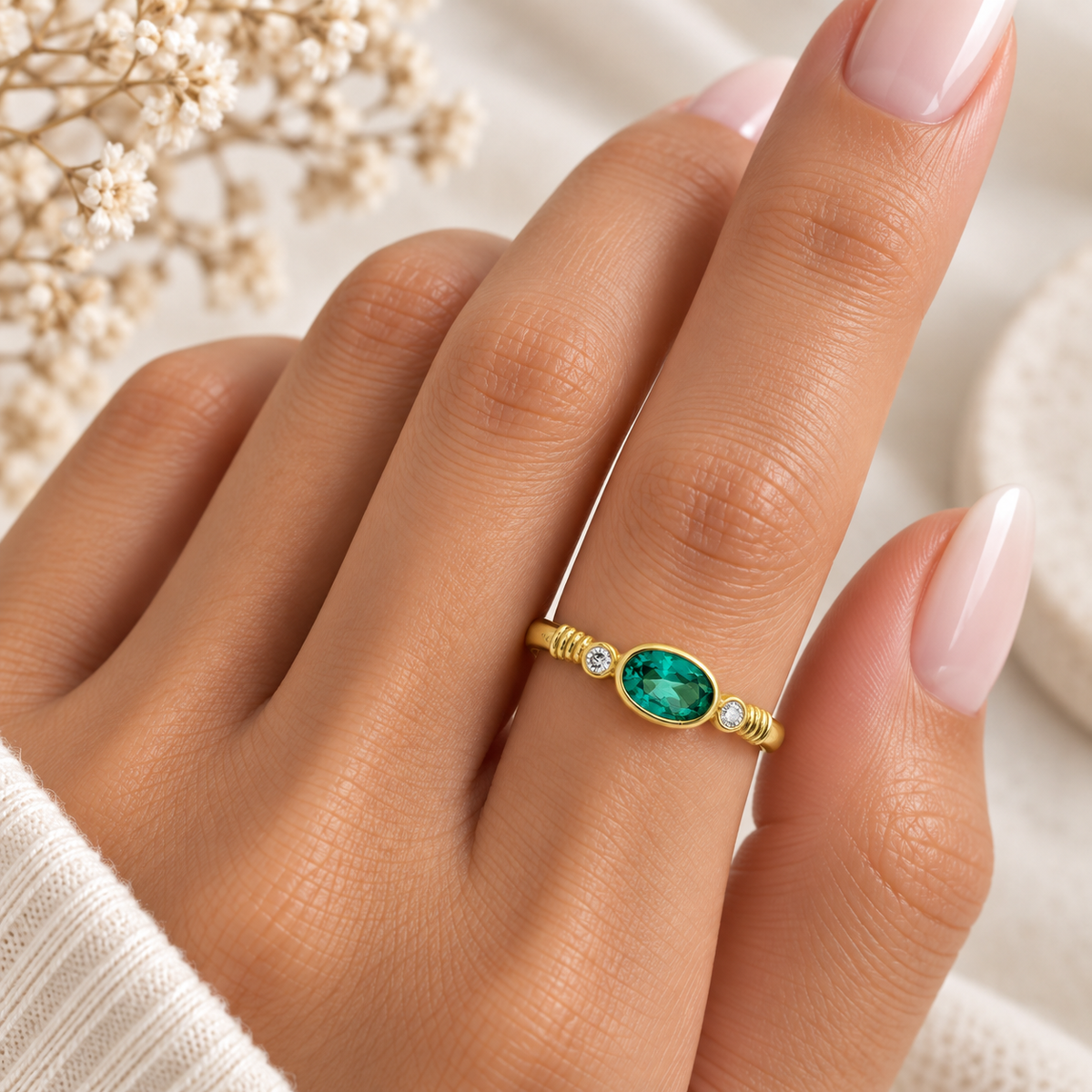Mystic Green Ring