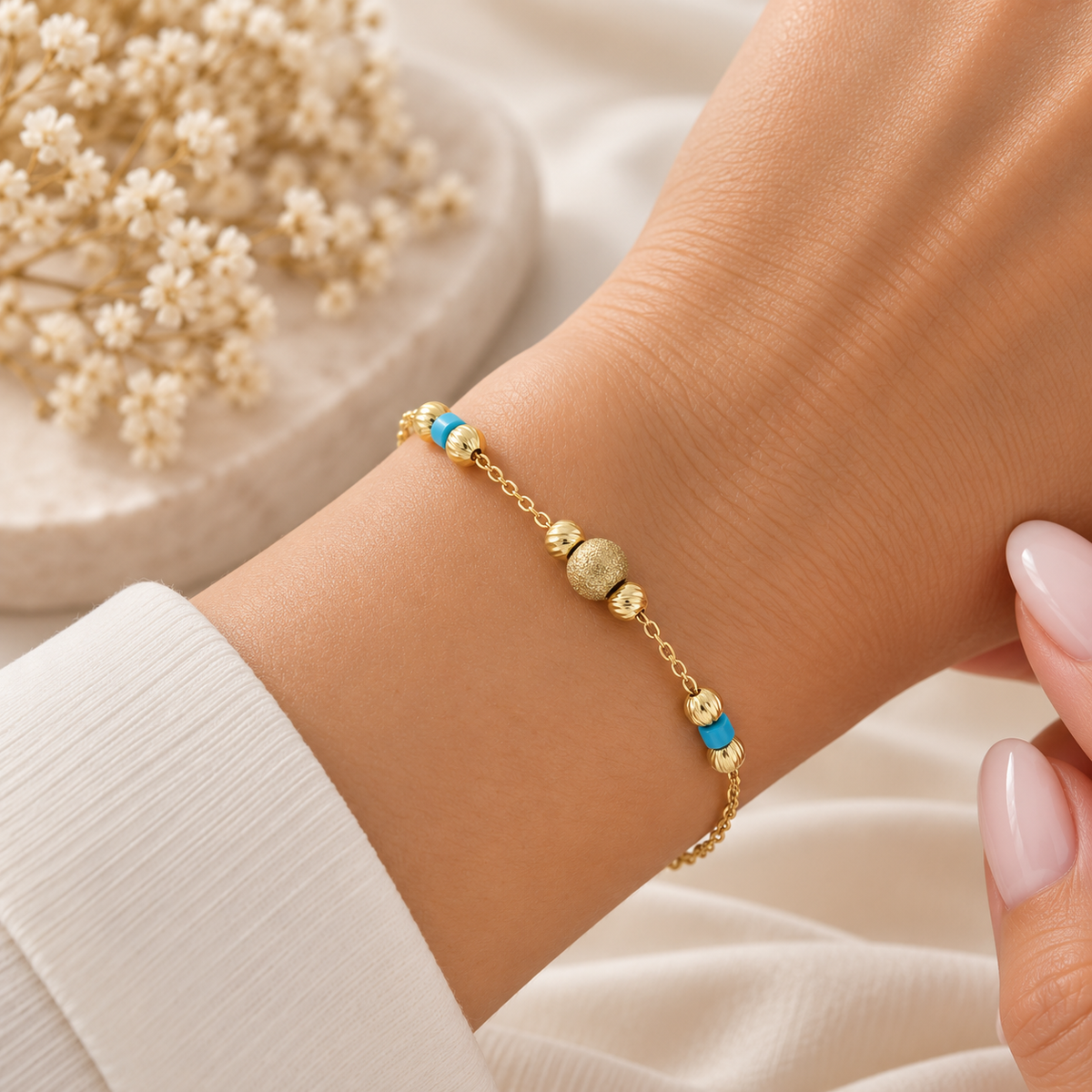 Blue Breeze Armband