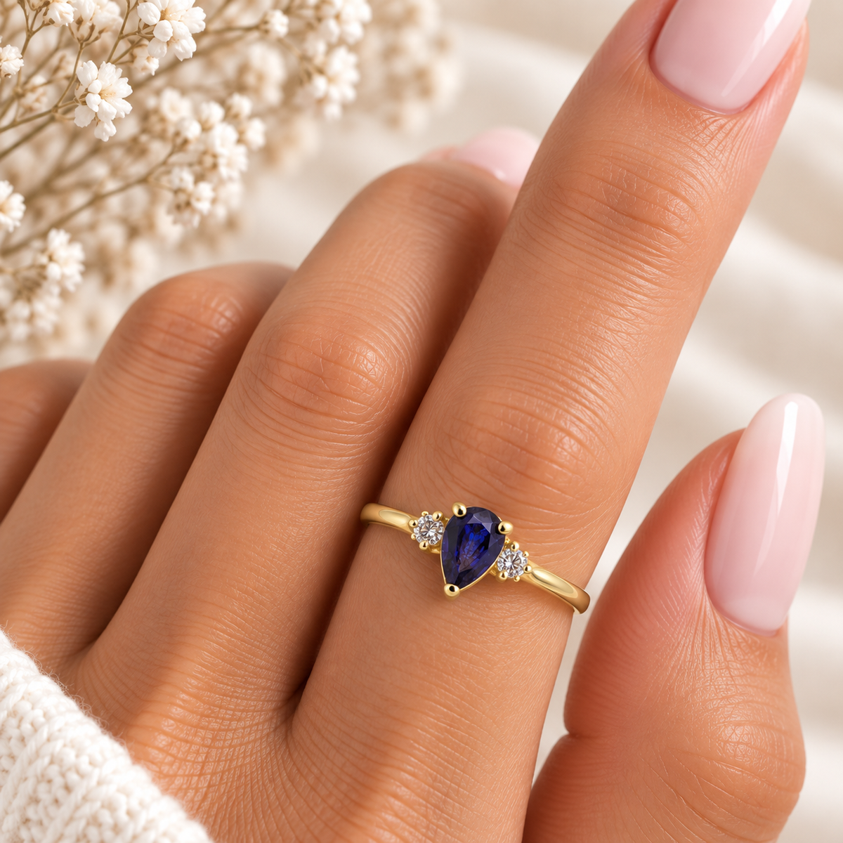 Sapphire Lustre Ring