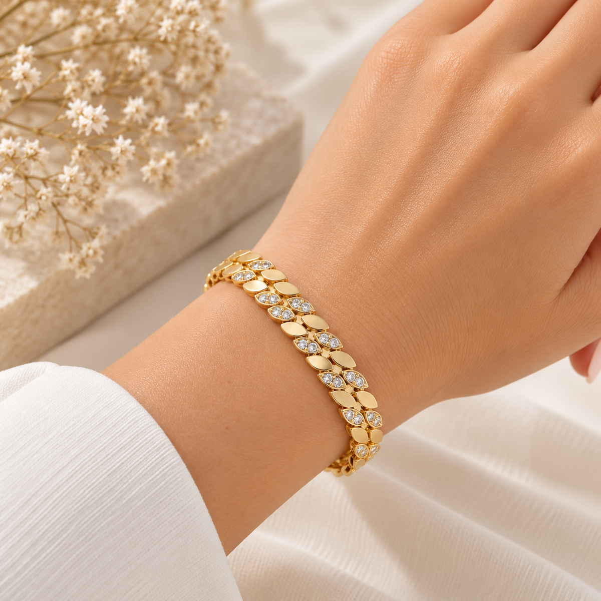 Golden Leaves Armband