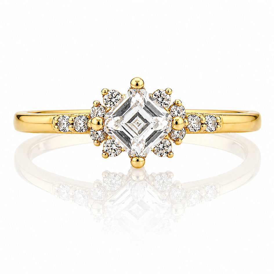 Aurora Crown Ring (Lab)