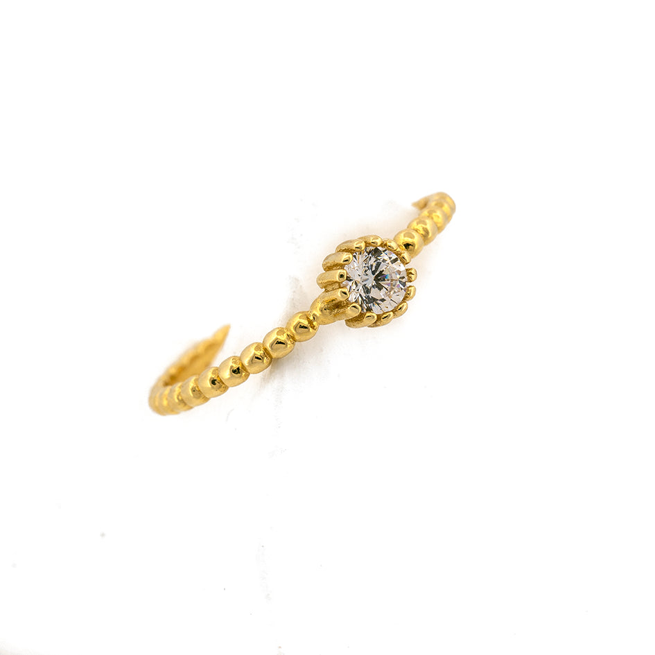 Beaded Spark Ring