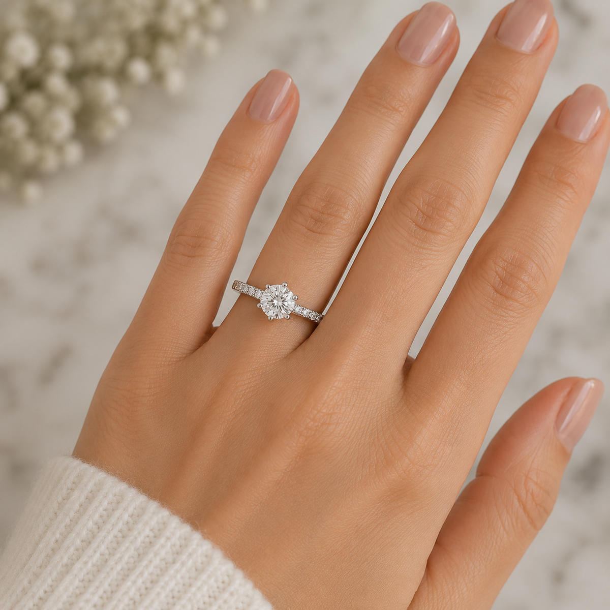 Rosé Diamant Ring