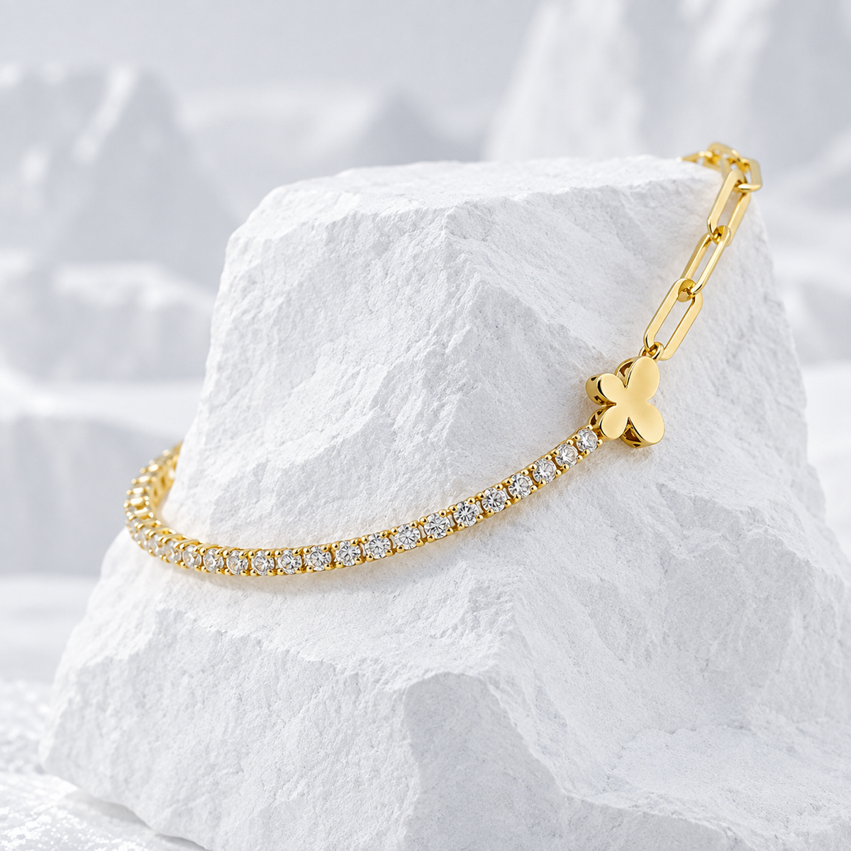 Harmony Kleeblatt Armband