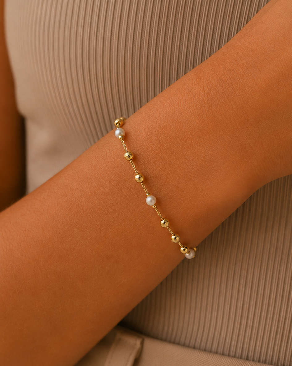 Aurora Pearl Armband