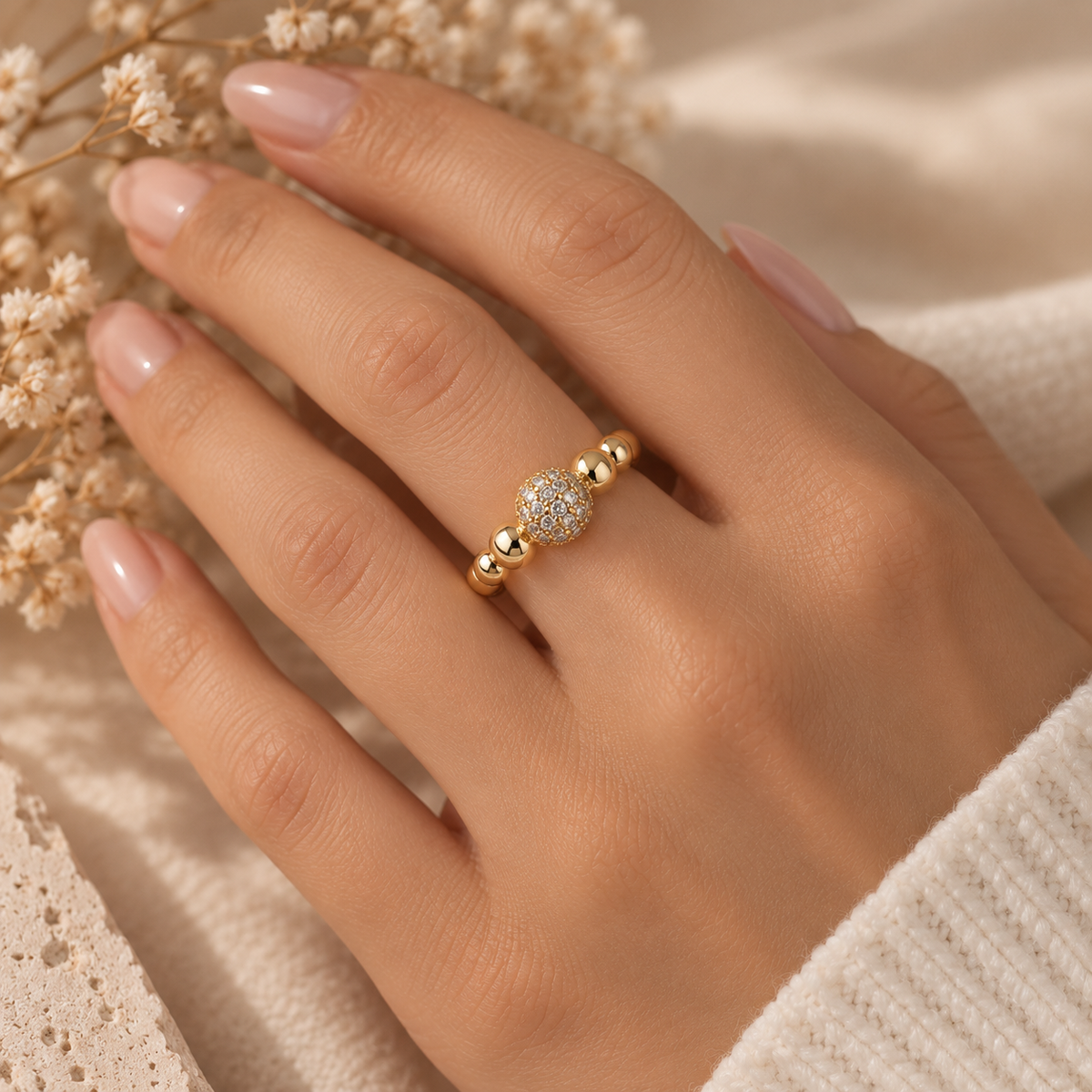Sphere Spark Ring