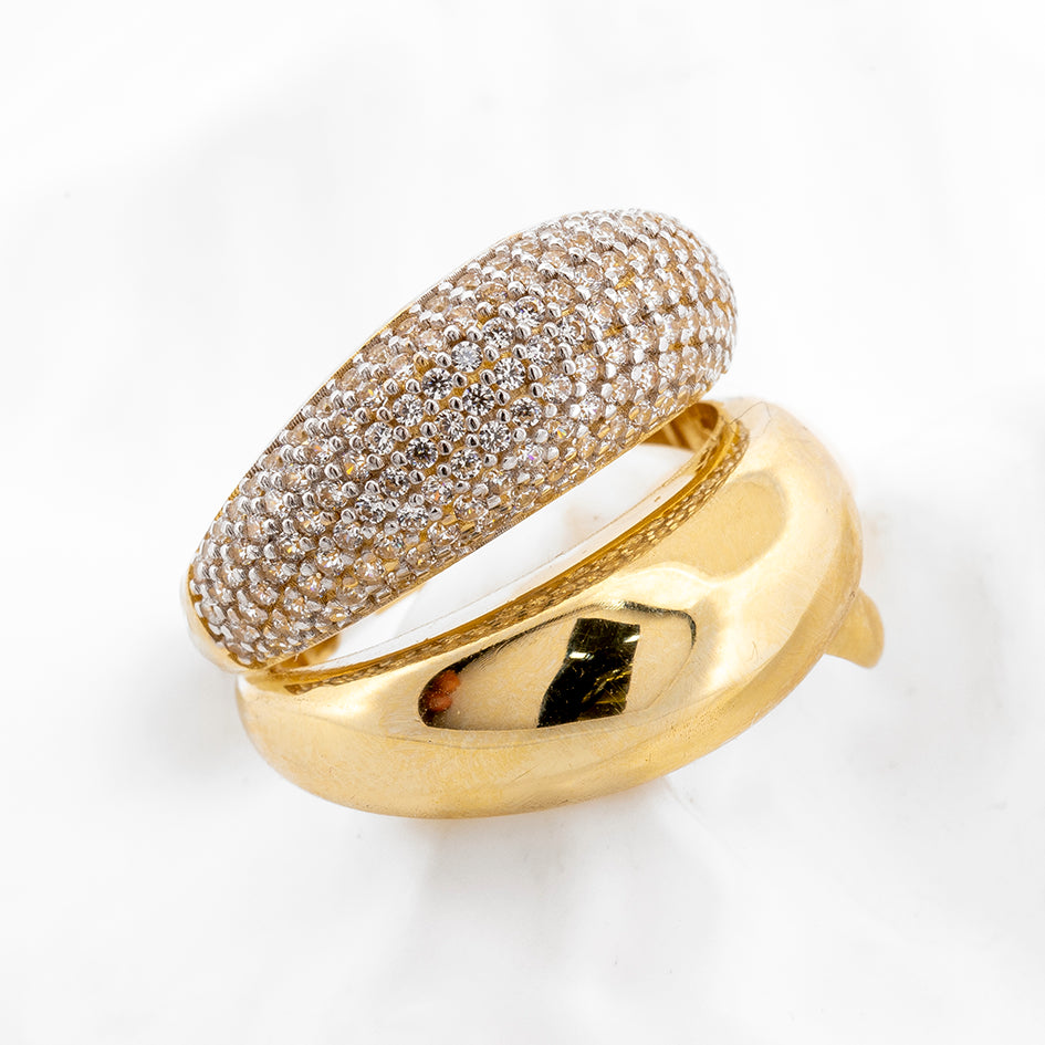 Golden Eclipse Ring
