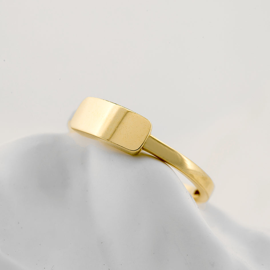 Golden Plate Ring