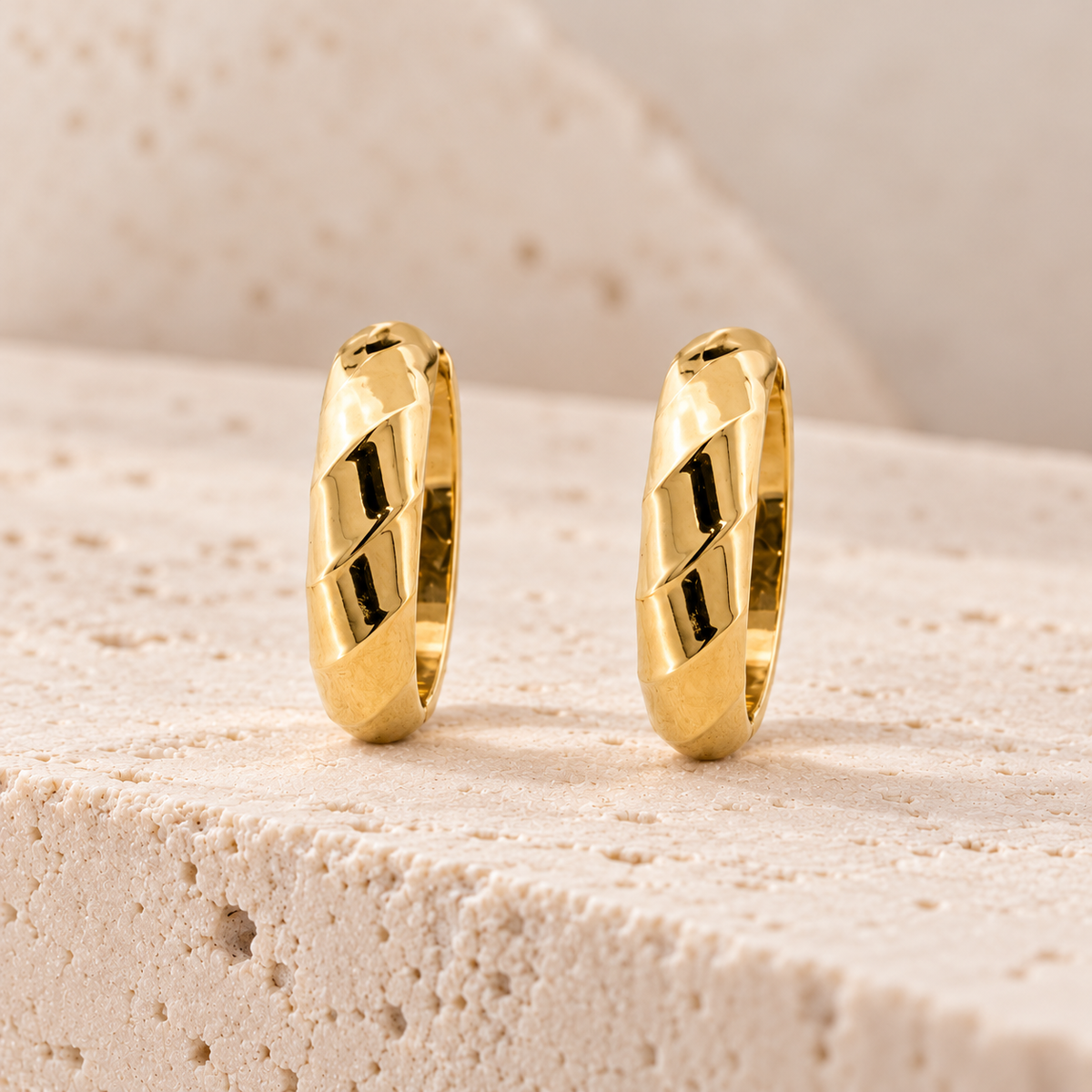 Golden Twist Ohrringe