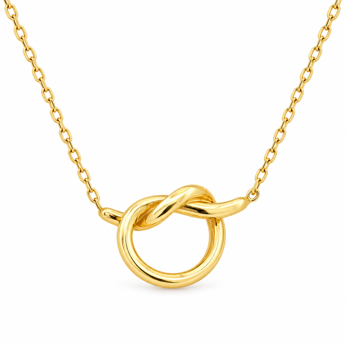 Golden Knot Halskette