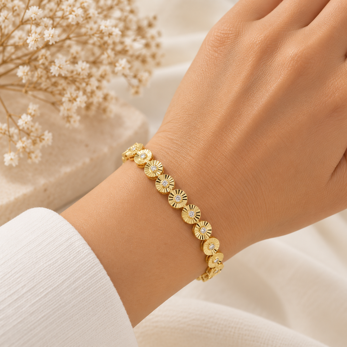 Golden Symphony Armband