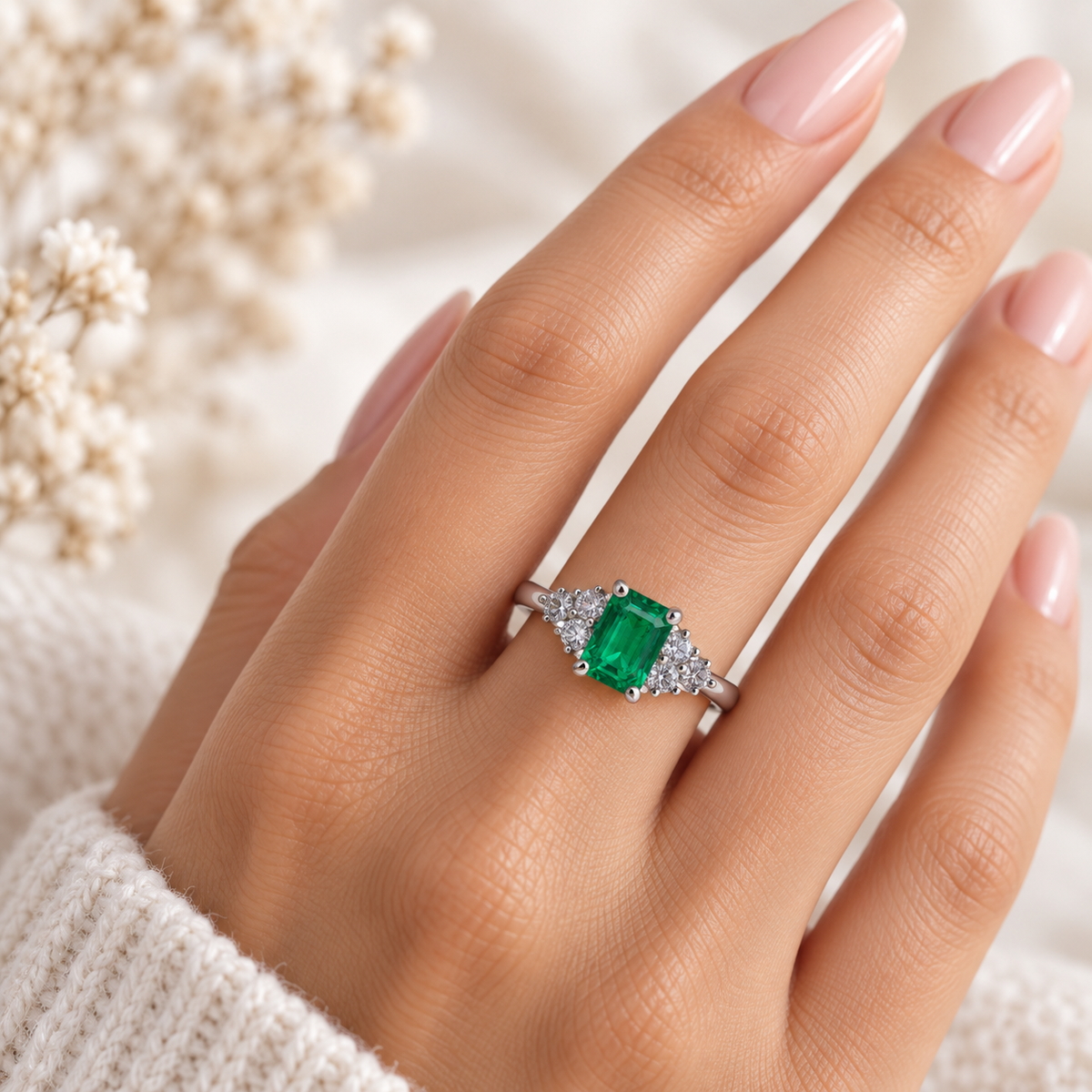 Emerald Serenity Ring