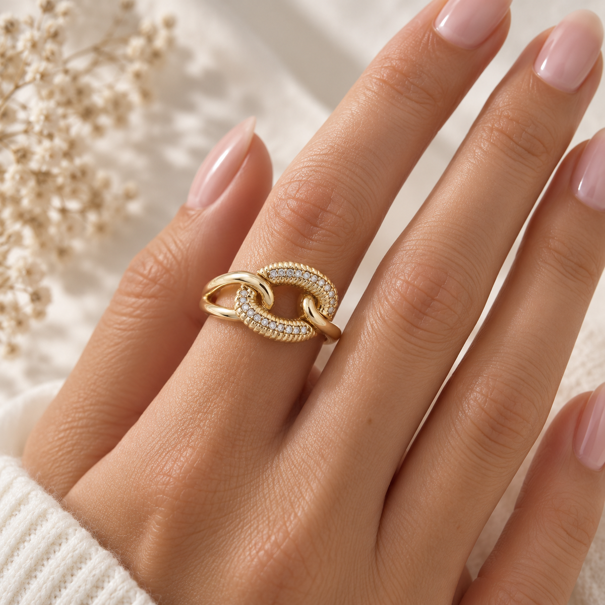 Aurelia Knot Ring