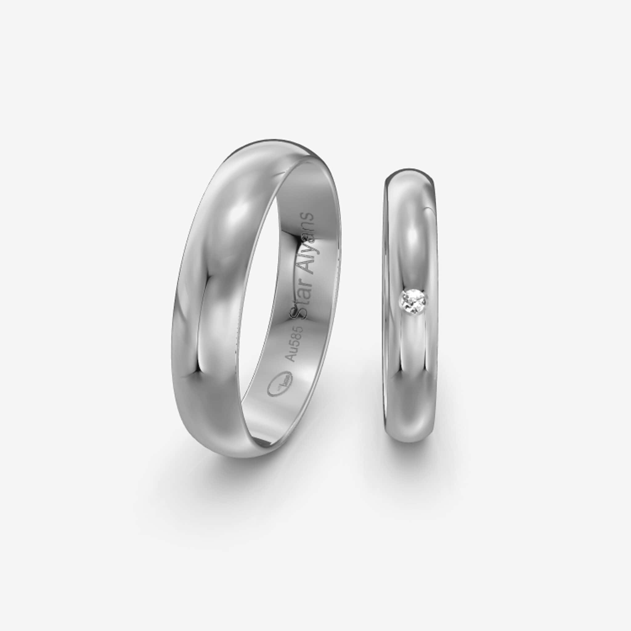 Trauringe Platin SA  Pt.03