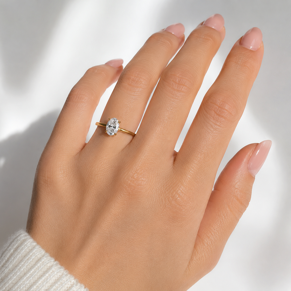 Valentina Crown Ring (Lab) – Bild 3