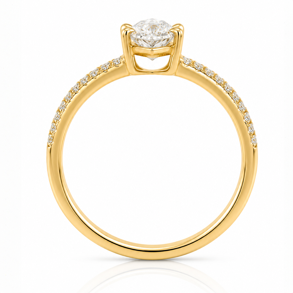 Marquise Éclat Ring (Lab) – Bild 4